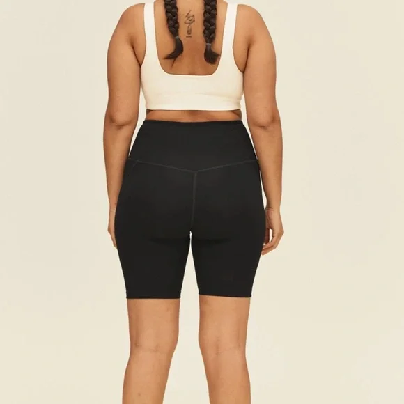 NWT Girlfriend Collective Black High Rise Bike Short Sz 4XL - Picture 4 of 10